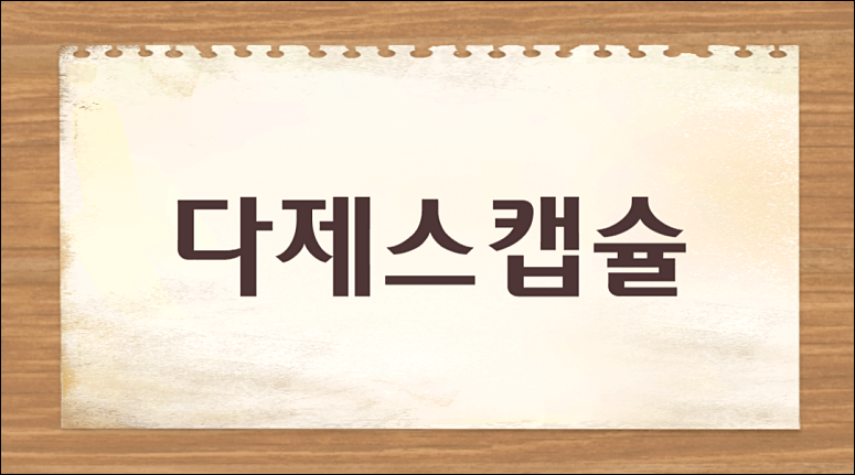 다제스 소화제 효능 복용법 부작용