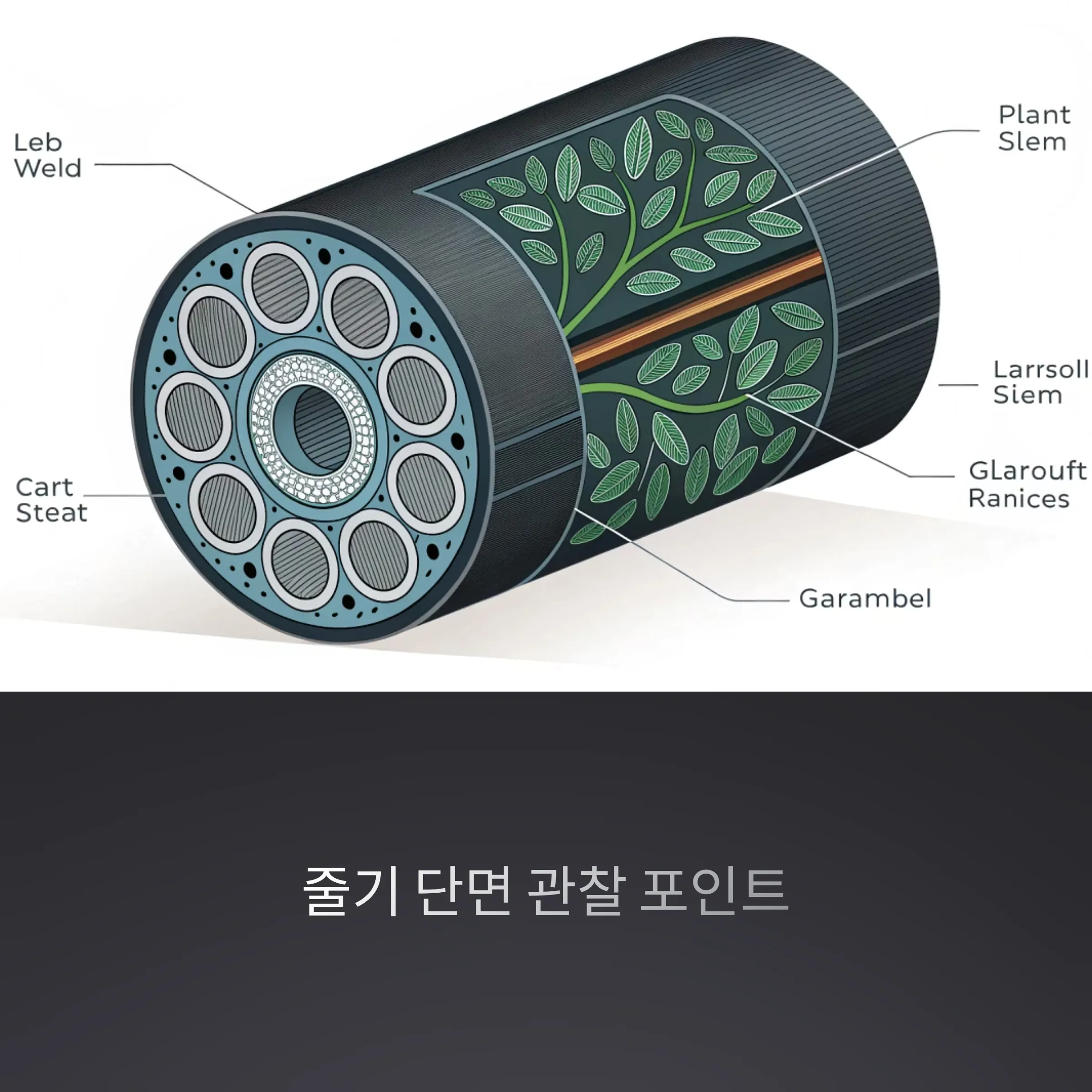 식물 구조 이해와 핵심 지식