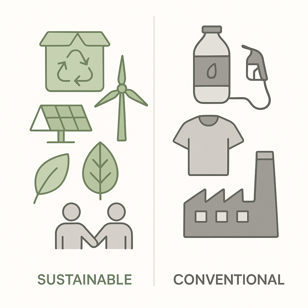 지속 가능 제품 vs 일반 제품: 무엇이 다를까?