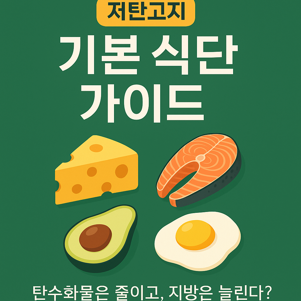 저탄고지 기본 식단 가이드