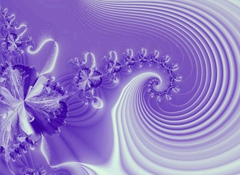 보라색으로 곡선을 그리는 파장이 그려졌다. 감정의 리듬을 그린 것이다.