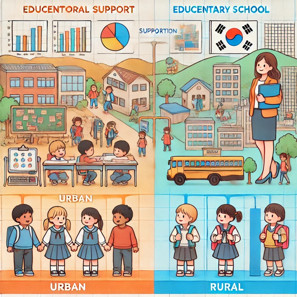 2025년 지역별 초등학교 지원 제도 사진