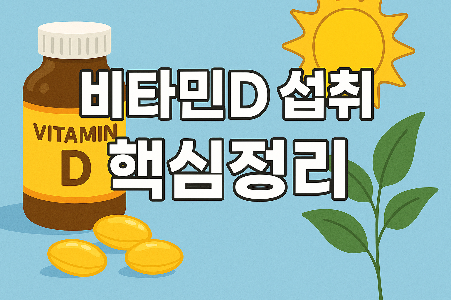 비타민D 섭취 핵심정리
