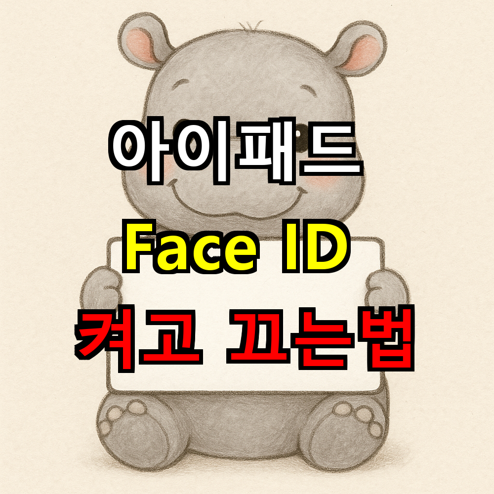 아이패드 Face ID 켜고 끄는법? 초보자도 쉽게 따라하는 설정 가이드