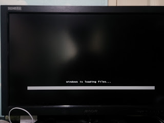 디스크에서 윈도우 로드 중