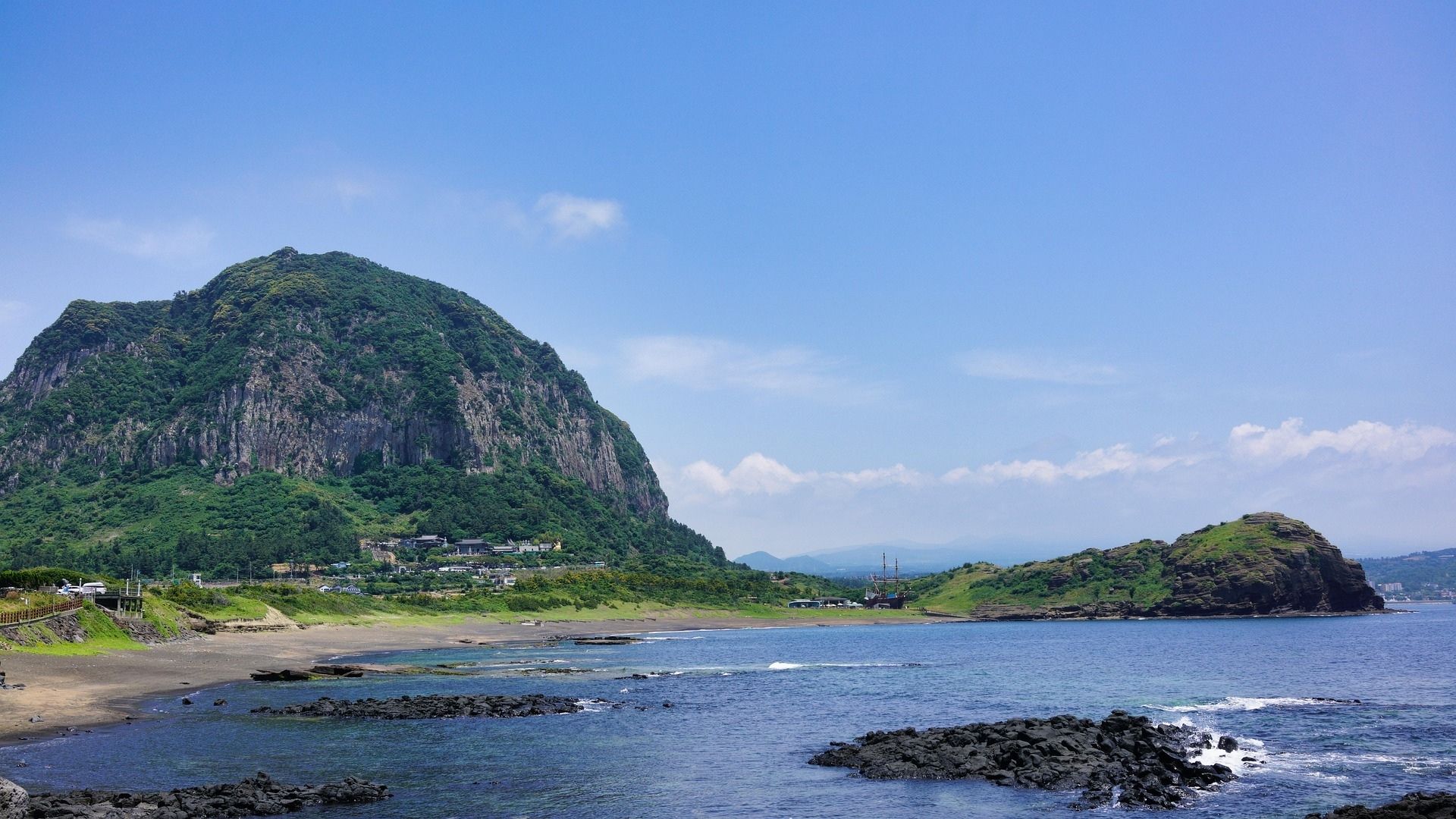 제주도 산방산, 용머리 해안 사진