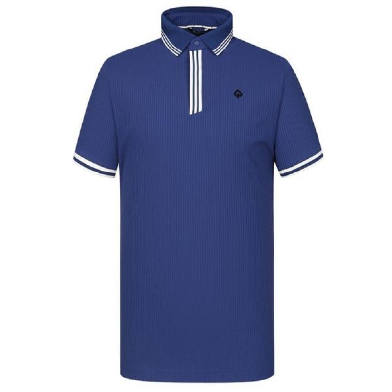 레노마스포츠 레노마골프레노마골프 남성 여름 고급진 시보리 포인트 골지 Y에리 티셔츠 RM