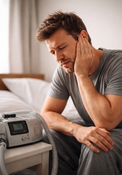 양압기 사용 후 귀 먹먹함