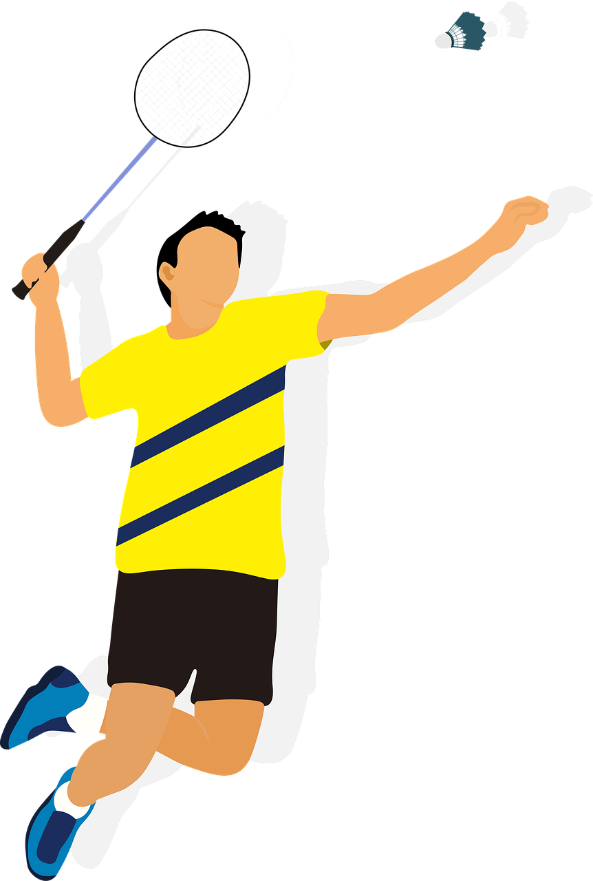 배드민턴 치는 사진