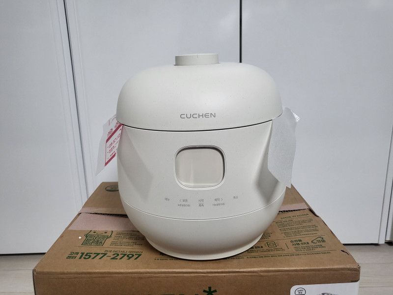 쿠첸 브레인밥솥 풀스텐 6인용 CRH-TWS0672W 