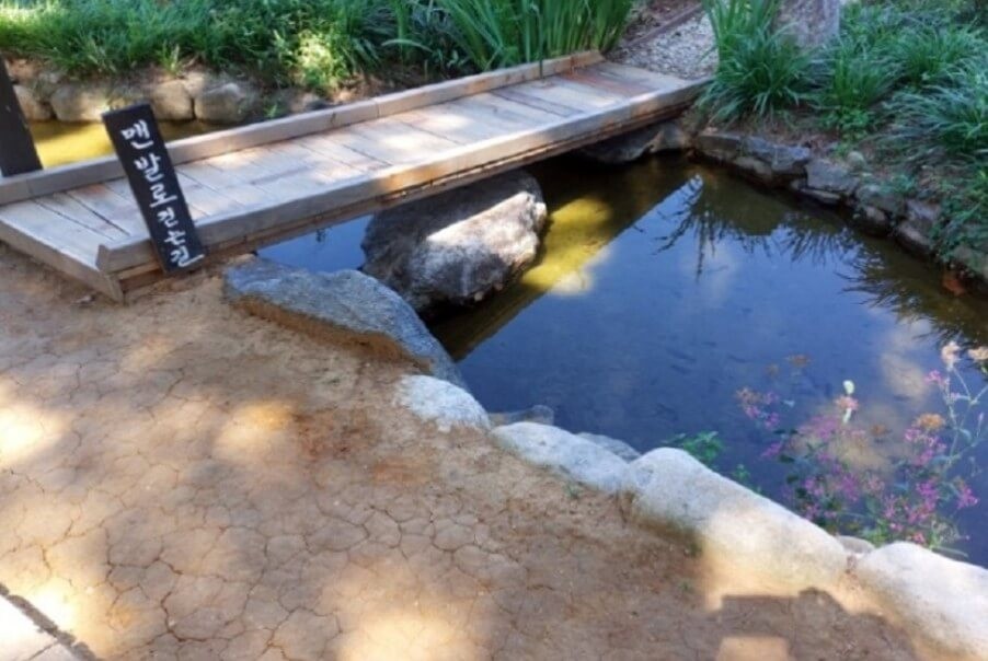 척산온천-산책로