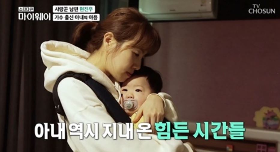 연축성 발성 장애 관련 방송 장면