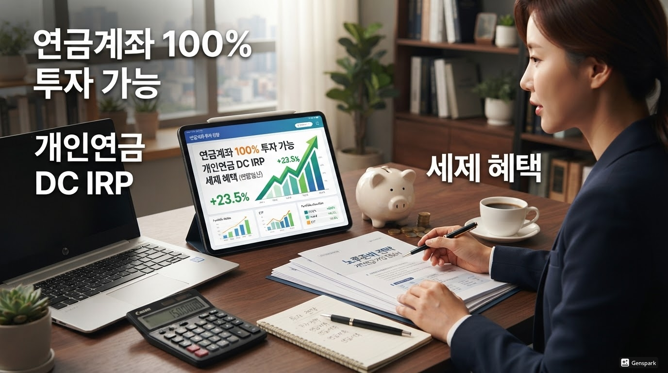 연금계좌에서 100% 투자 가능한 이유