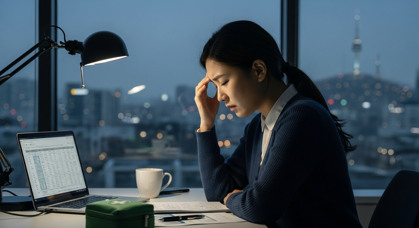 왼쪽 머리 두통