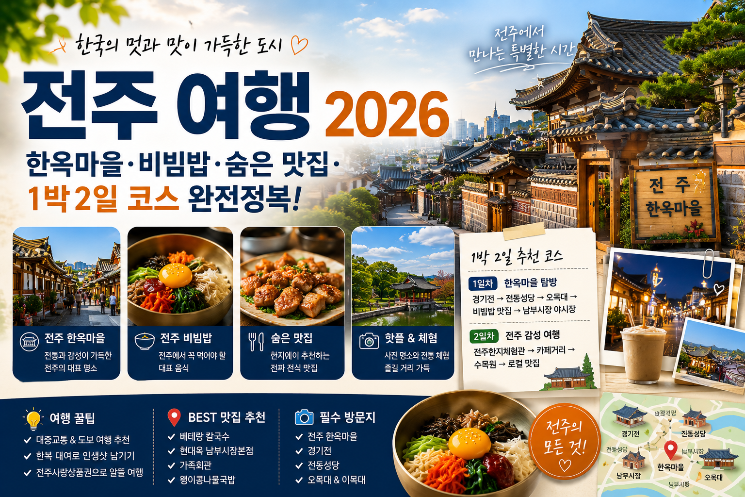 전주여행 완전분석