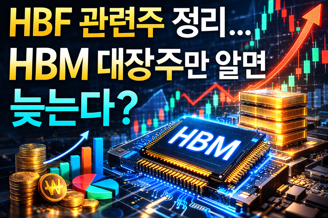 HBM 대장주만 알면 수익 놓친다? 급부상하는 HBF 관련주 정리