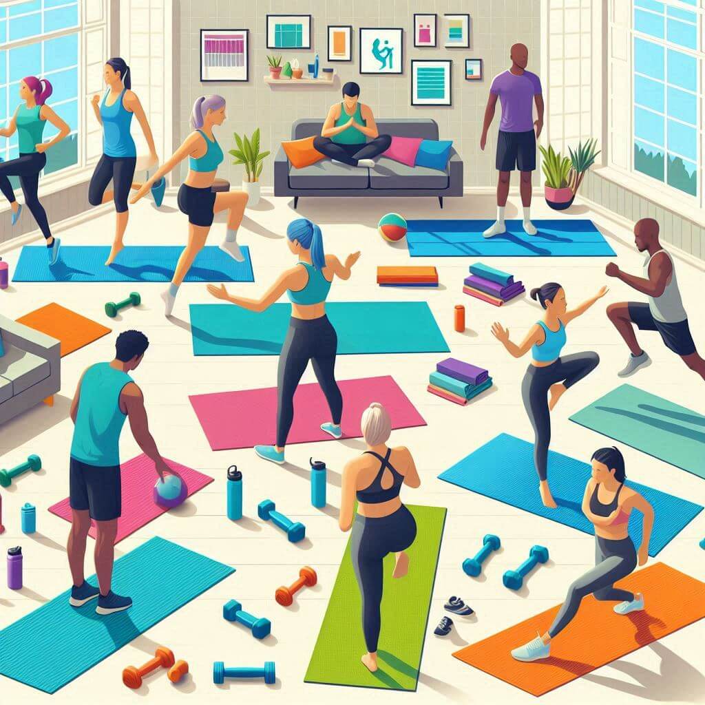 집에서 할 수 있는 간단한 운동 루틴