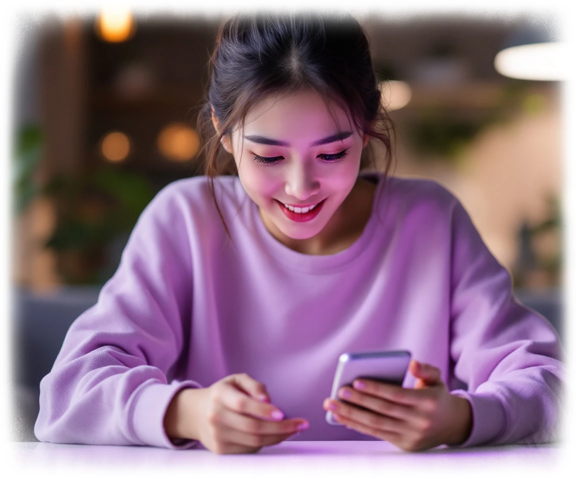 통장쪼개기의-심리적안정감-웃고있는-여자