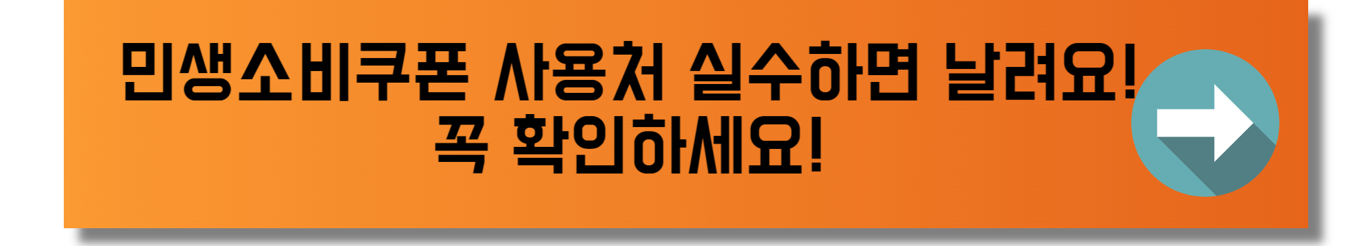 민생소비쿠폰