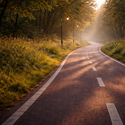 철인3종 훈련에서 회복 이후 첫 러닝을 앞둔 순간