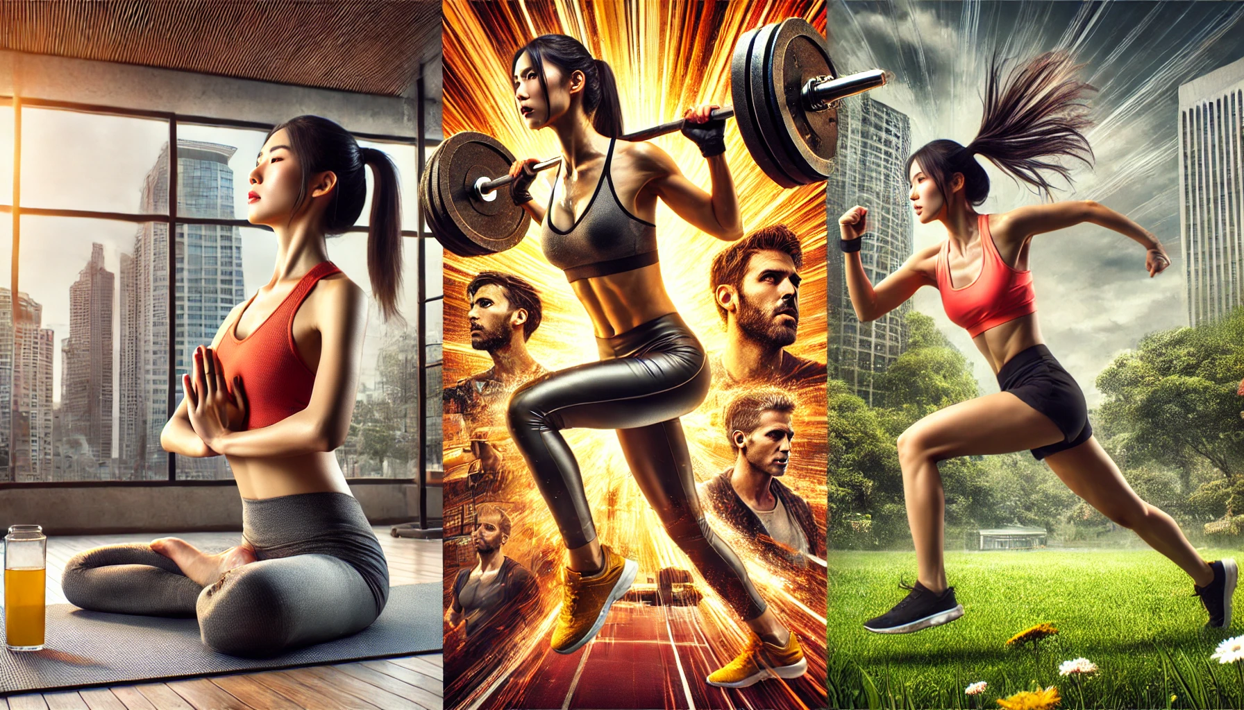 아시아 여성 피트니스 열풍 (헬스, 보디빌딩, 홈트레이닝), (Asian female fitness craze (fitness, bodybuilding, home training)