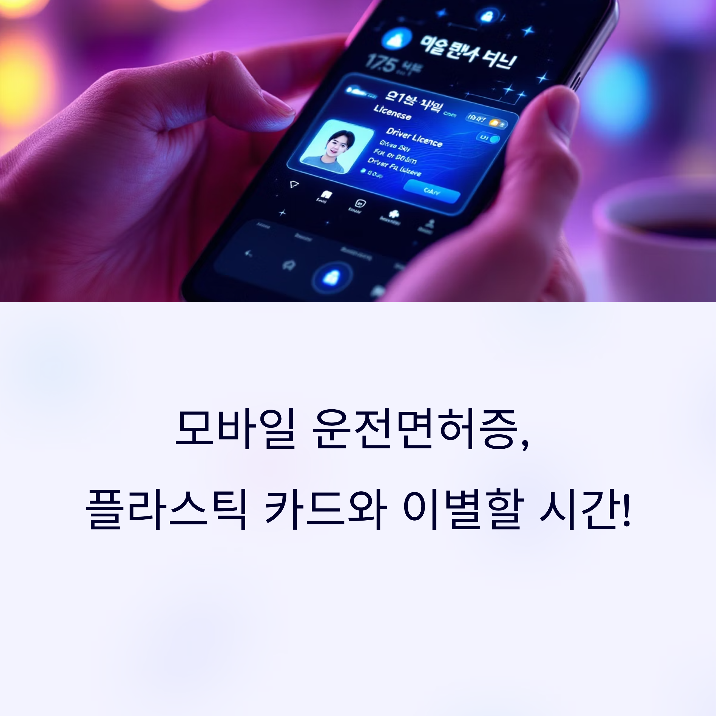 모바일 운전면허증 등록부터 재발급까지, 갱신기간 놓치지 마세요!