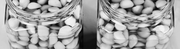 마늘 잠길 정도