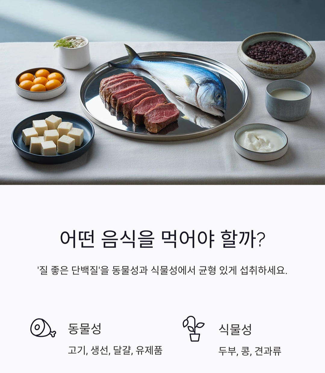 중년 건강의 핵심, 단백질 식단 완벽 가이드