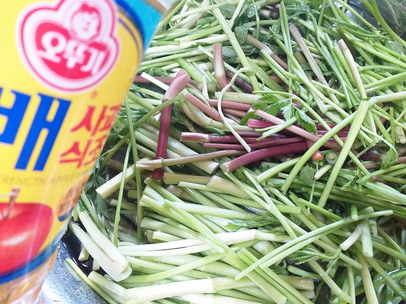 미나리요리, 미나리물김치