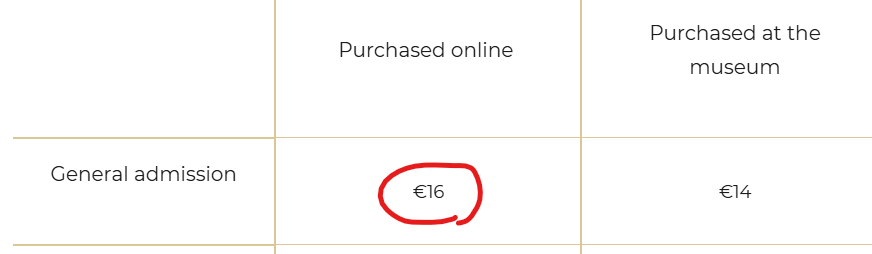 오르세 미술관 티켓 가격