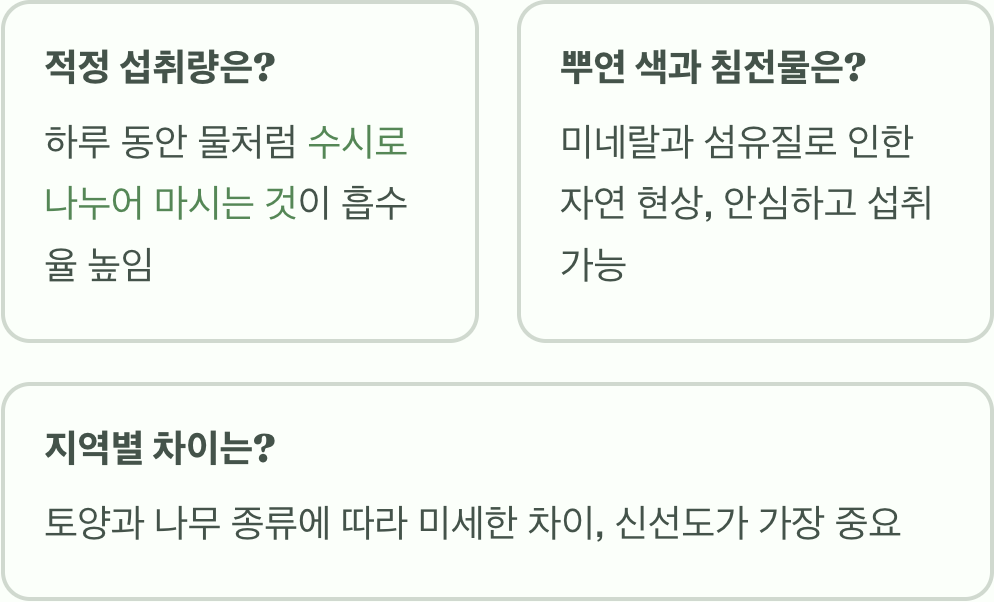 고로쇠 수액 효능, 정말 뼈에 좋을까? (뼈에 이로운 물의 비밀)