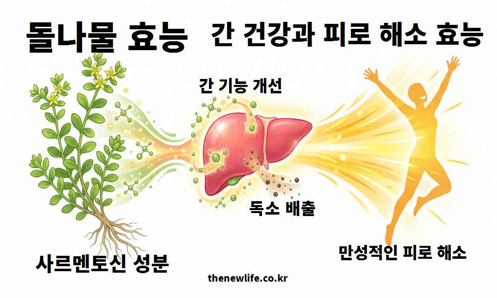 돌나물 효능 간 건강 피로 해소