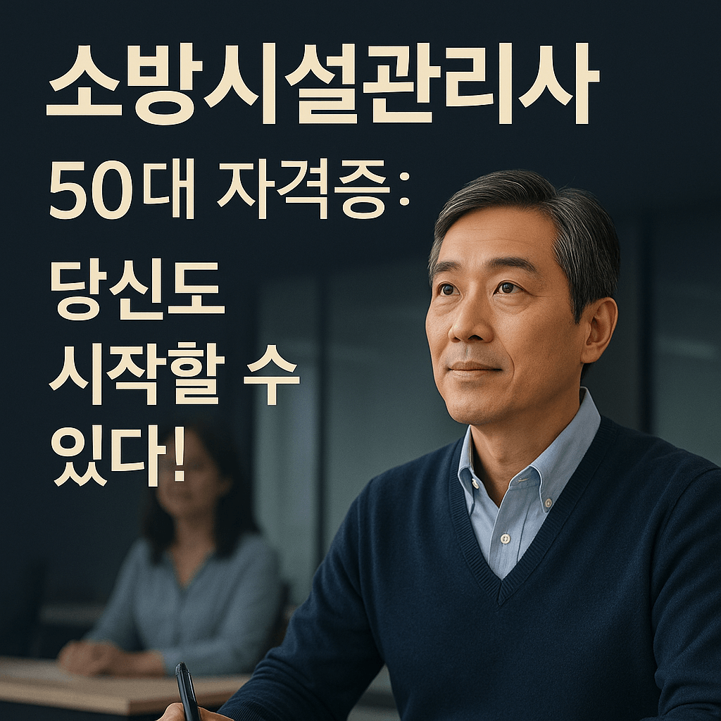 50대 자격증 소방시설관리사