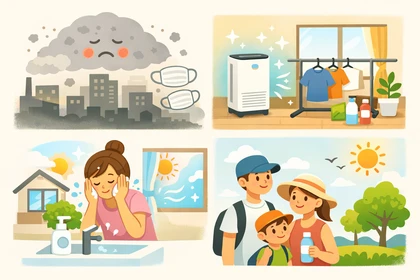 미세먼지 기준과 실내외 관리 방법 설명5