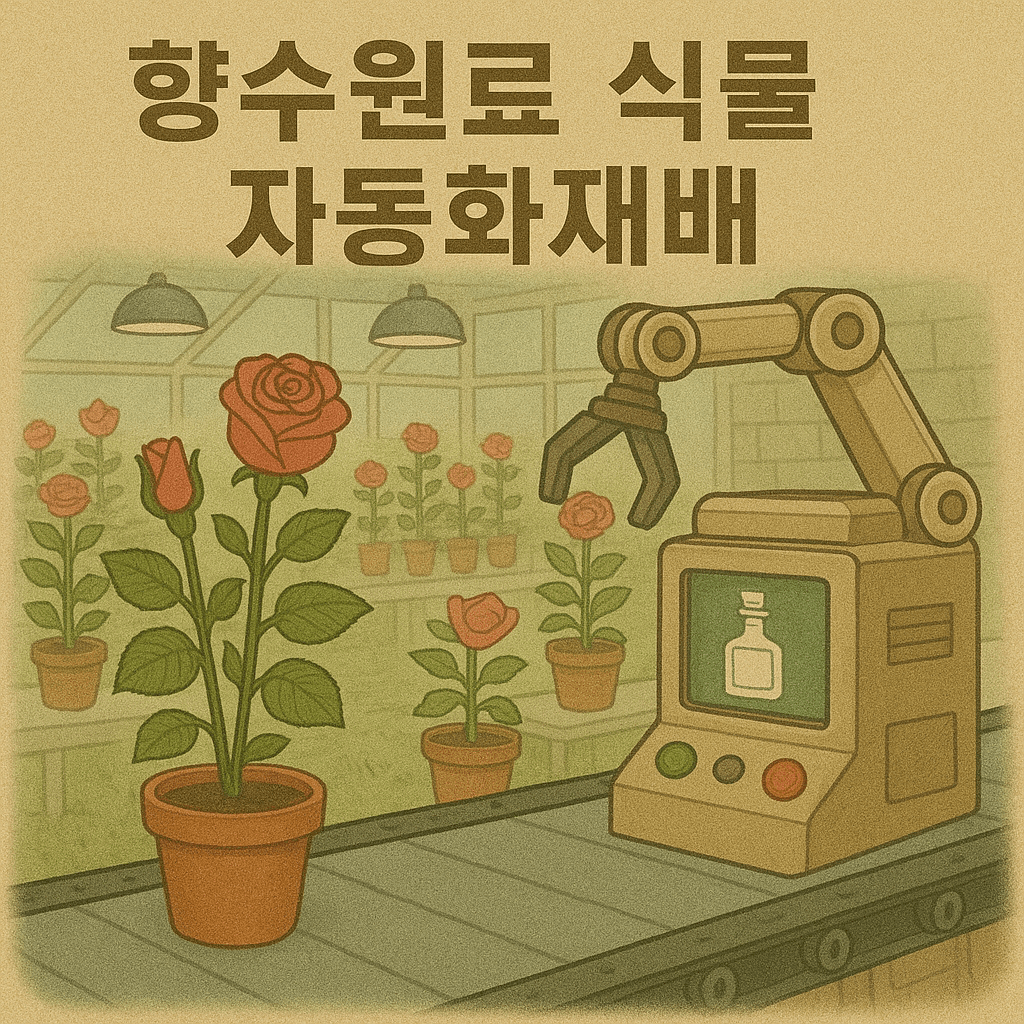 향수 원료 식물 자동화 재배