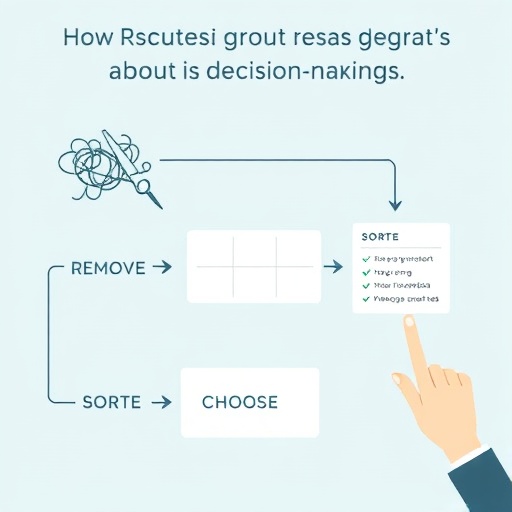 후회 줄이는 결정 순서