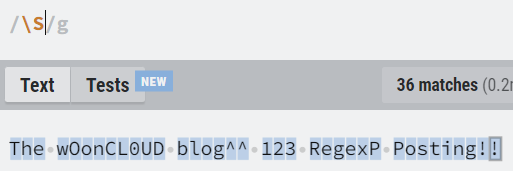 Regular Expression Character classes 7