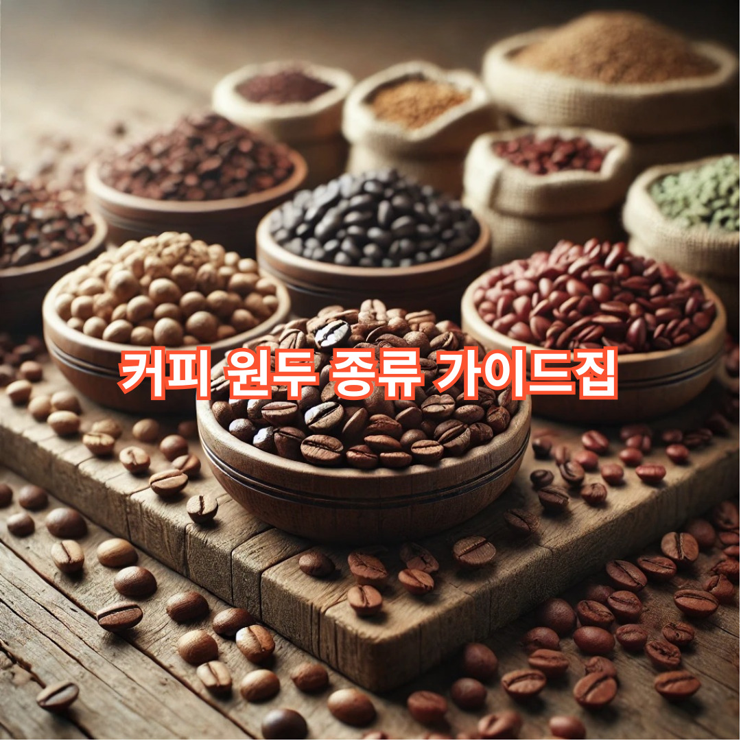 커피 원두 종류 가이드집