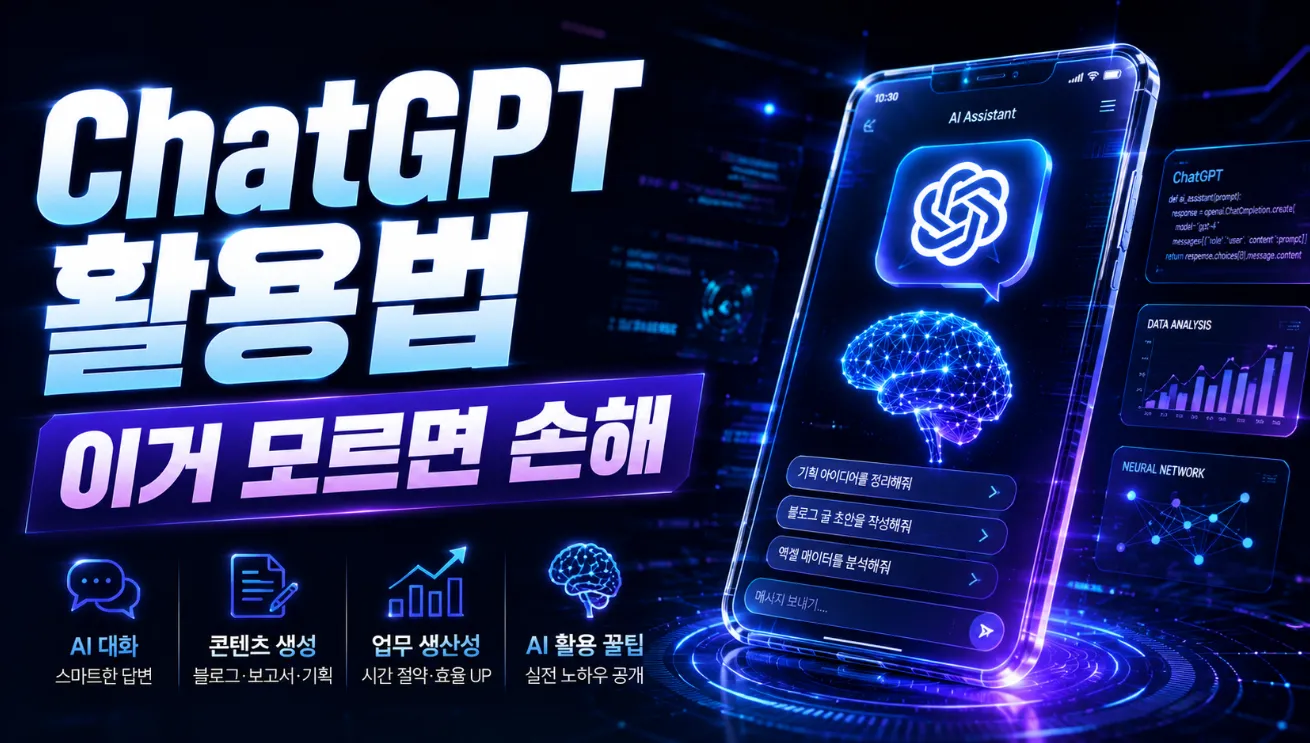 ChatGPT로 유튜브 썸네일 이미지 만드는 방법 ChatGPT 활용