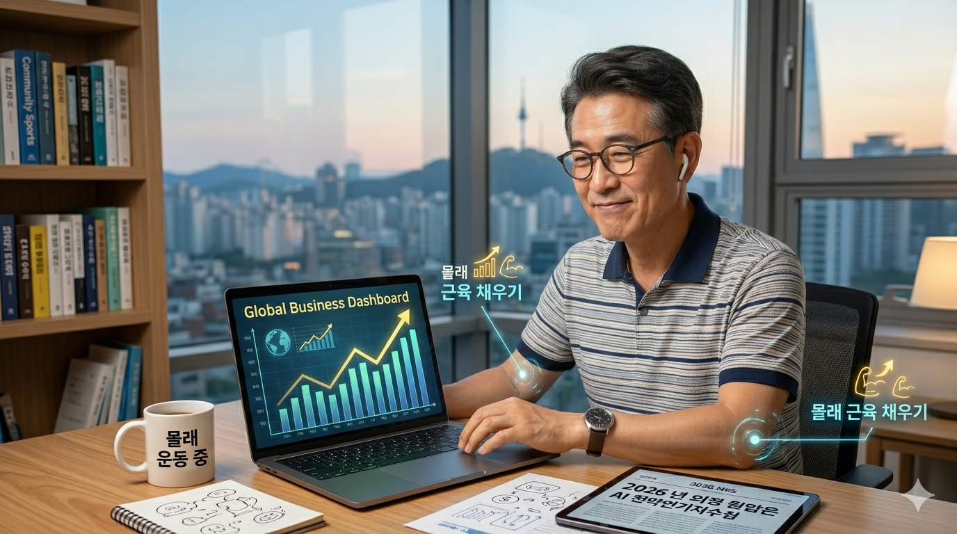 "아이고 내 허리!" 소리 대신 "내 통장!" 소리 나오게 하는, 50대 아저씨의 몰래 하는 '생활 밀착형' 운동 비법