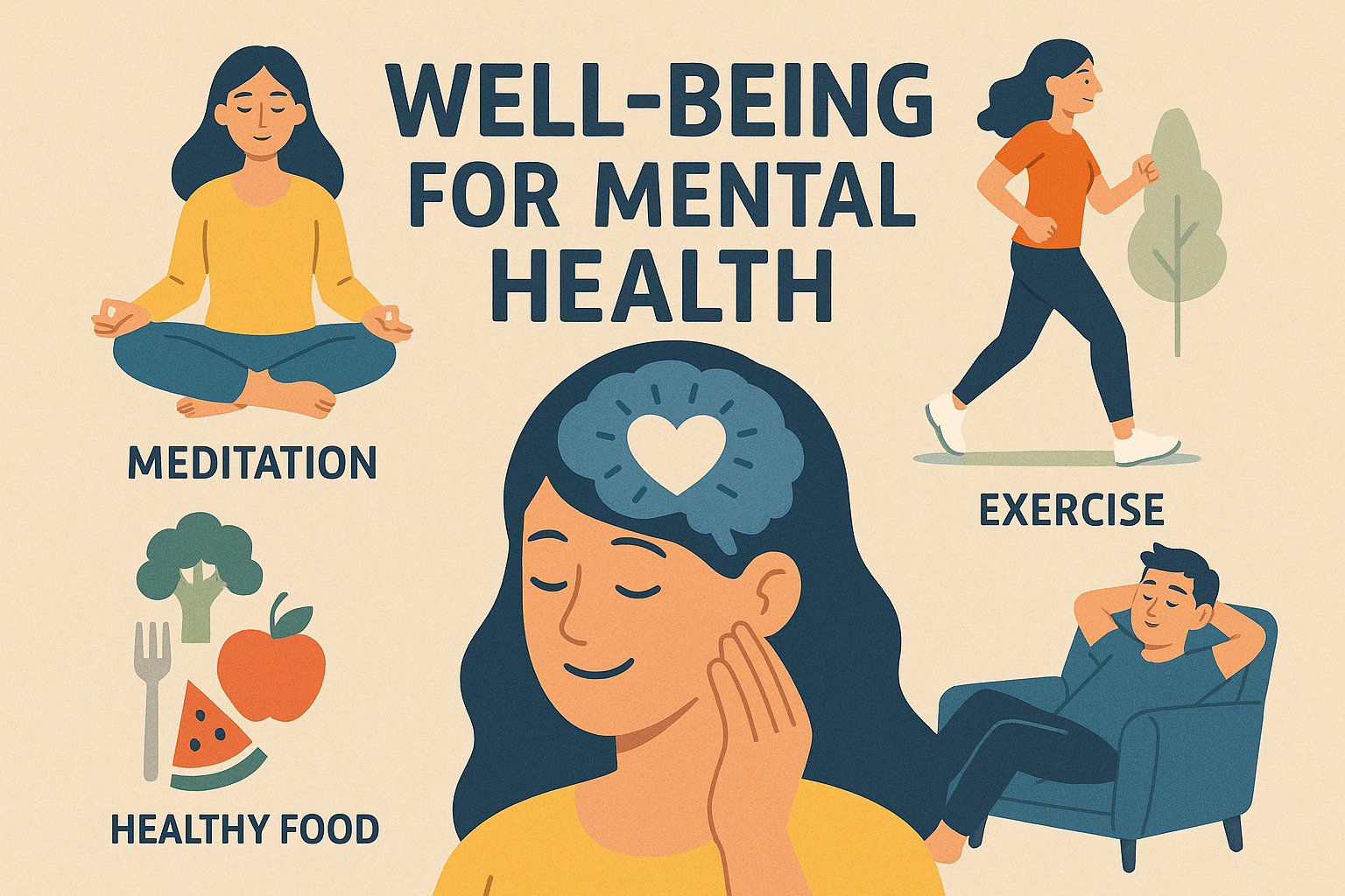 정신 건강을 위한 웰빙