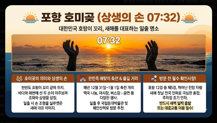 2026 해돋이 명소 지역별 완벽정리