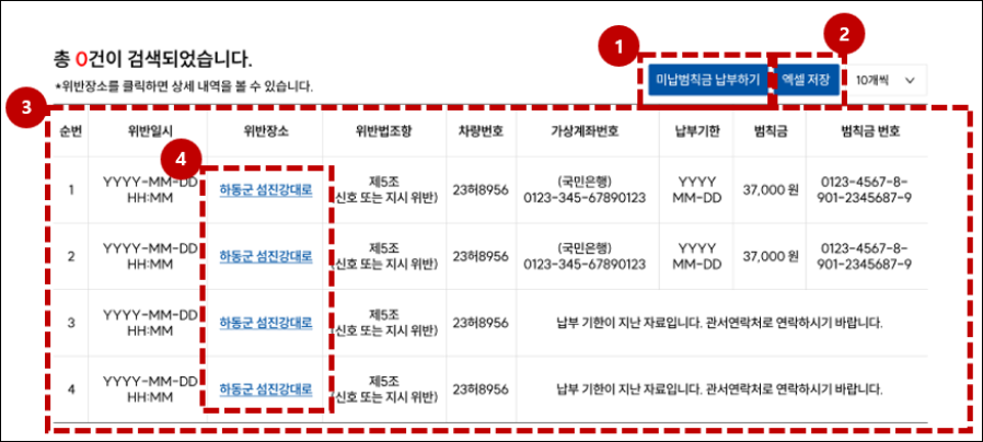 안전모미착용-단속여부조회방법-안내-후면카메라-단속시작-범칙금-문자알림서비스신청-안내