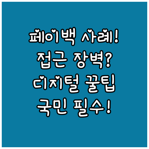 상생페이백 사례로 본 디지털 공공 서..