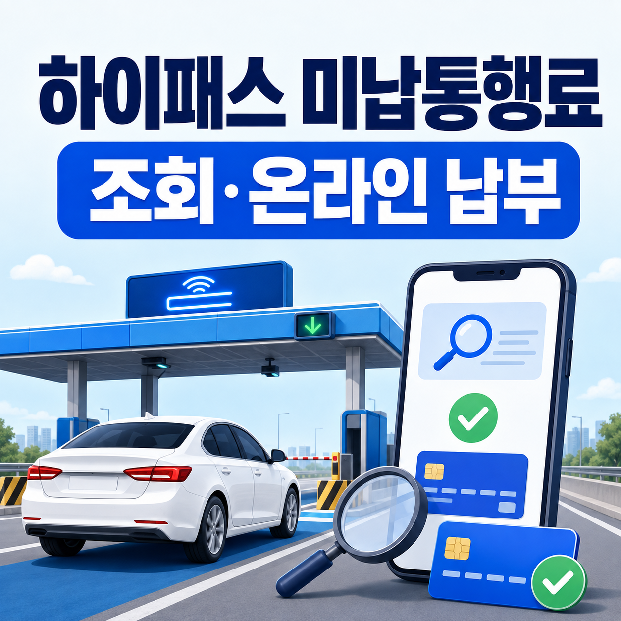 하이패스 미납통행료 조회와 온라인 납부 방법 총정리