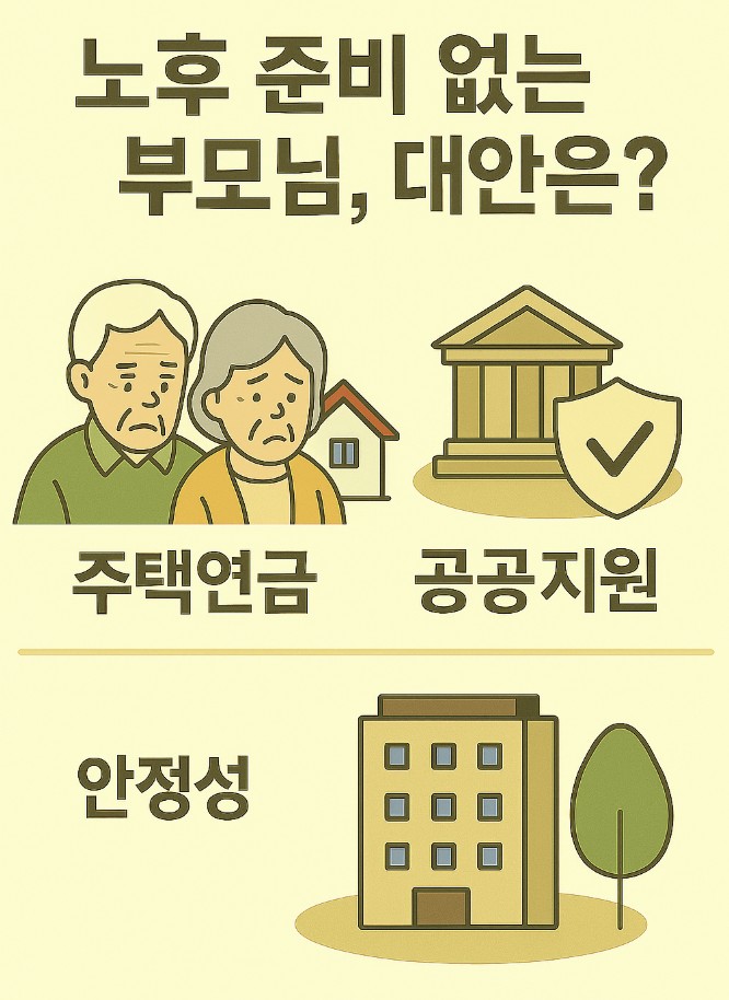 노후 준비 없는 부모님, 대안은?