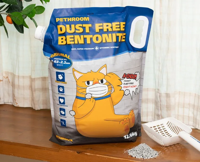 고양이-벤토나이트-모래-페스룸-파우치