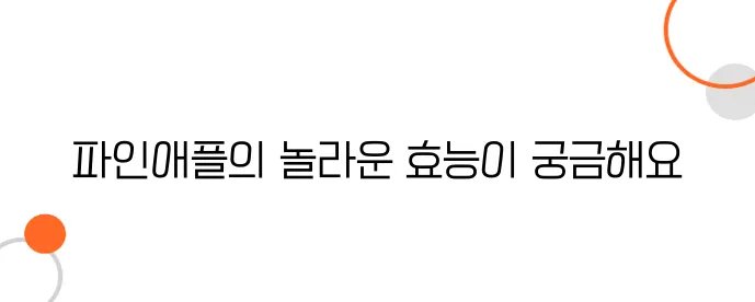 파인애플효능 알아볼까요