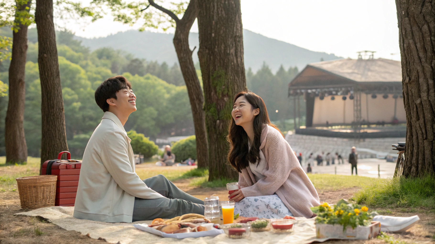 당일치기 여행
오전: 서울 출발 &rarr; 유람선 또는 짚와이어로 남이섬 입장 &rarr; 메타세쿼이아길 산책
점심: 섬 내 레스토랑(예: 남이나라 공방식당)에서 식사
오후: 자전거 대여 &rarr; 은행나무길 탐방 &rarr; 모닥불 체험 후 섬 떠나기
1박 2일 여행 코스
1일차: 오전 입도 &rarr; 액티비티 체험(자전거, 수상레포츠) &rarr; 숙소 체크인 &rarr; 저녁 산책 및 별 보기
2일차: 아침 식사 &rarr; 남이섬 정원 및 산책로 여유롭게 탐방 &rarr; 가평 이동 후 쁘띠프랑스 추가 방문