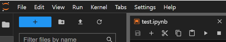D 드라이브에 있는 'python' 폴더에서 'jupyter lab' 을 실행한다는 내용.